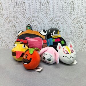 Fortnite Plush Toy Lot Unisex OS Multicolor Video Game Collectible 6 Piece Set